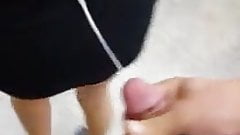 public cumshot girl