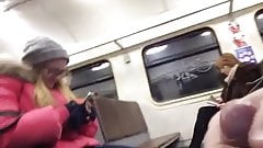 Public Train – Masturbation & Ejaculation!