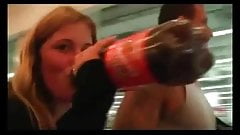 Blowjob and Sex inside Supermarket