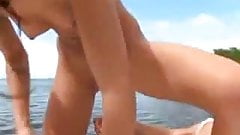 Fucking at summer on a boat