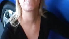 Horny Wife Fucked and Splattered In Parking Complex