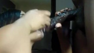 Sexy Ebony Stripper Sloppy Deepthroat