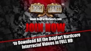 Hailey Holiday is in an interracial gangbang