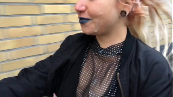 Public Cumwalk through Amsterdam