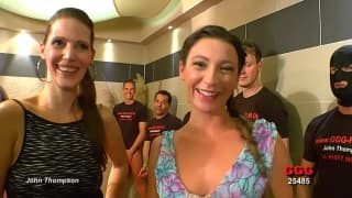 Démonstration de bukkake par des allemandes.