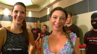 Démonstration de bukkake par des allemandes.