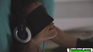 Horny brunette teen Nora moans while her bf fucking her