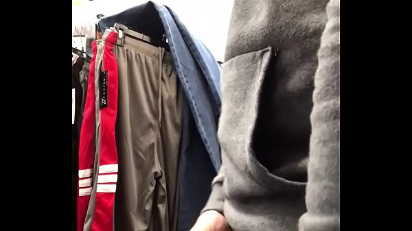 Risky Walmart masturbation