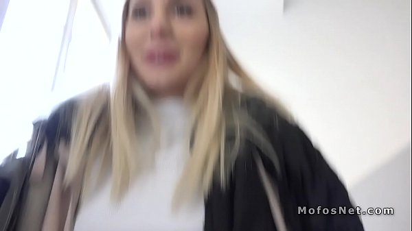 Stranger bangs busty teen for money