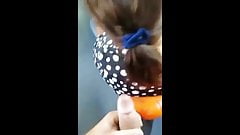 Cumsharking Public Cum to Girl Hair at Bus