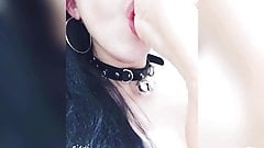 Asian foot slave suck cum off her toes