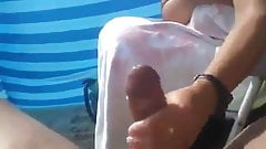 Beach Handjob