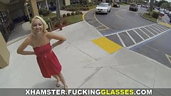 Fucking Glasses – BJ on a ride and backyard fuck