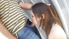 public blowjob with facial