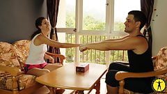 Julia V Earth. Pegging with oral sex (blowjob and face fuck)