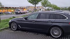 Parking lot – pissing in the mouth and sperm