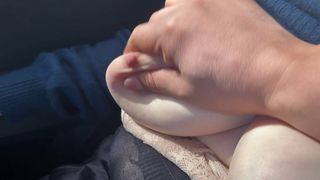 Busty milf blowjob creampie