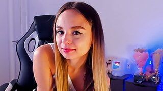 schoolgirl sucks stepbrother’s cock