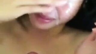 amateur japanese facial
