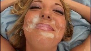 blonde outdoor bukkake